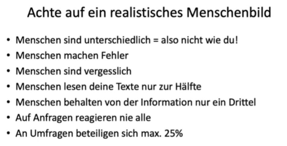 realistisches Menschenbild